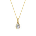 Midem Amsterdam timanttiriipus 0,25ct keltakulta