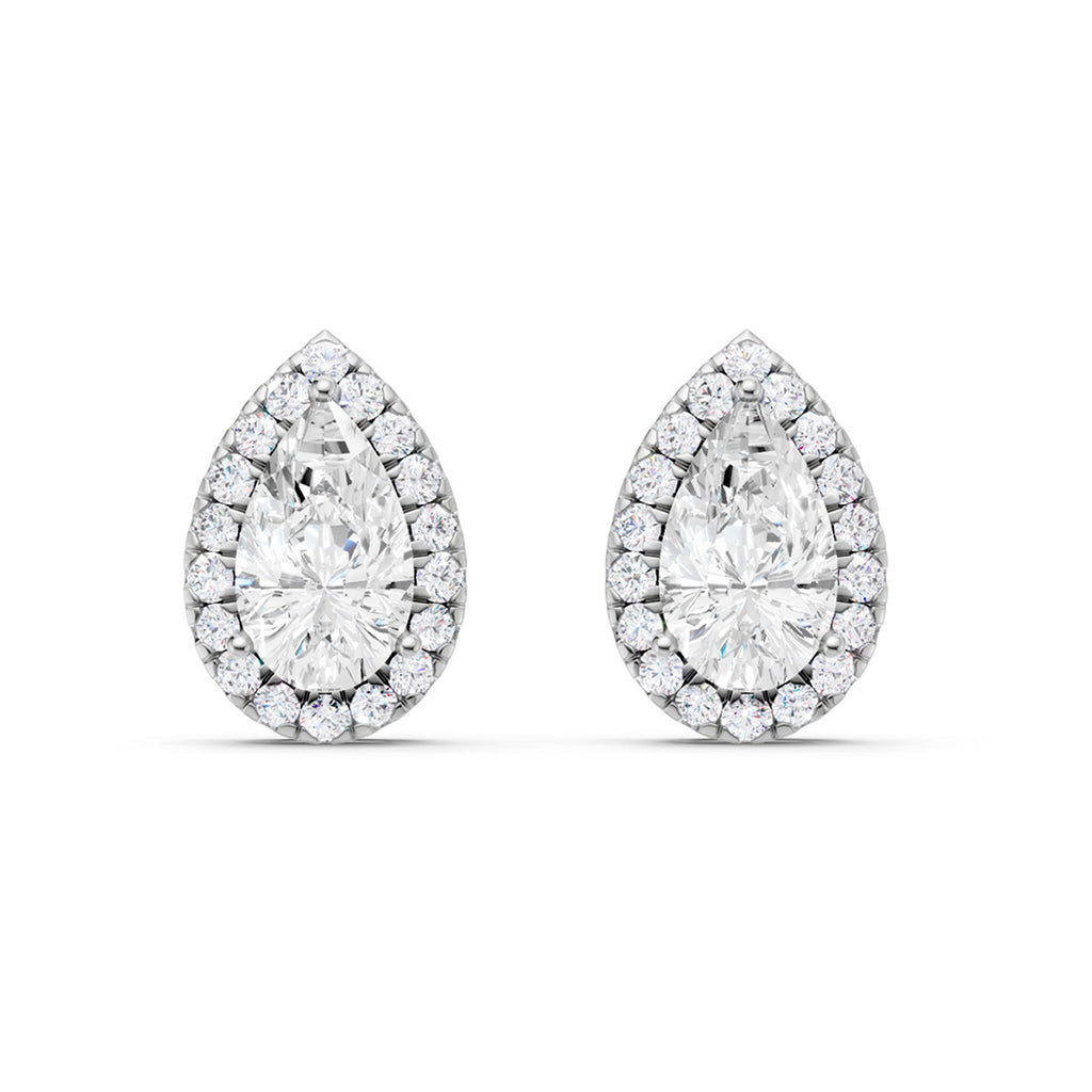 Midem Amsterdam timanttikorvakorut 1,00ct valkokulta