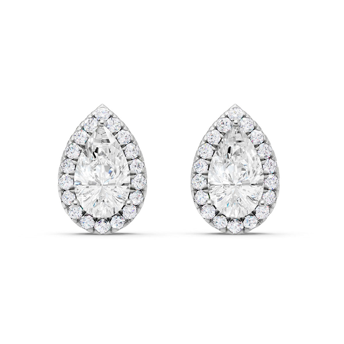 Midem Amsterdam timanttikorvakorut 1,00ct valkokulta