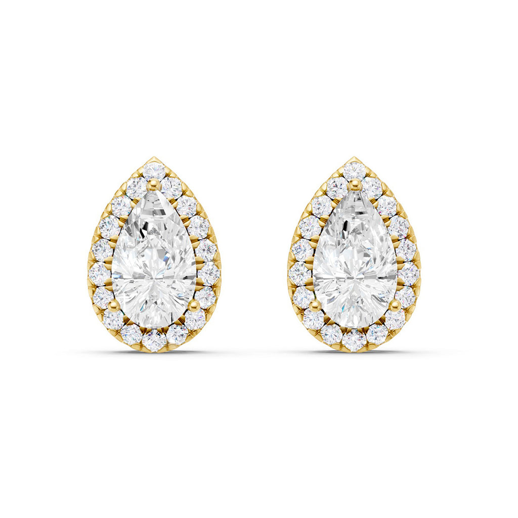 Midem Amsterdam timanttikorvakorut 1,00ct keltakulta