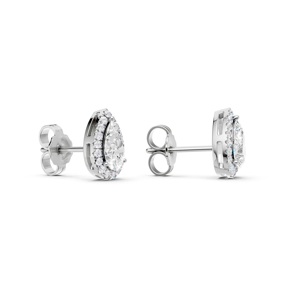 Midem Amsterdam timanttikorvakorut 1,00ct valkokulta