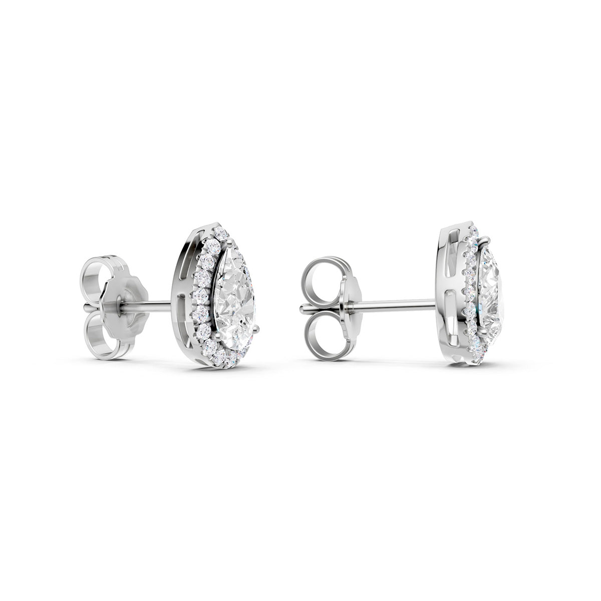 Midem Amsterdam timanttikorvakorut 1,00ct valkokulta