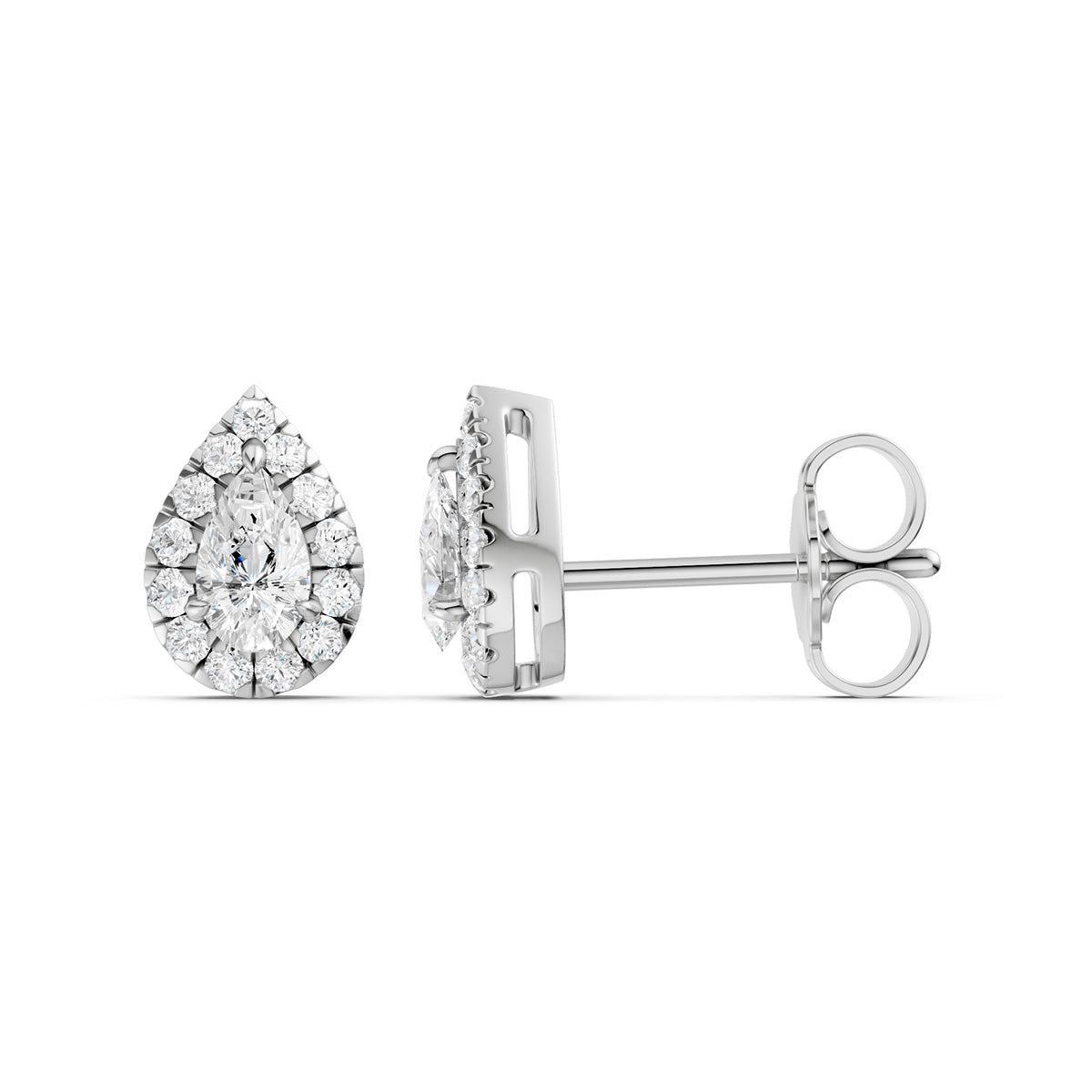 Midem Amsterdam timanttikorvakorut 0,50ct valkokulta