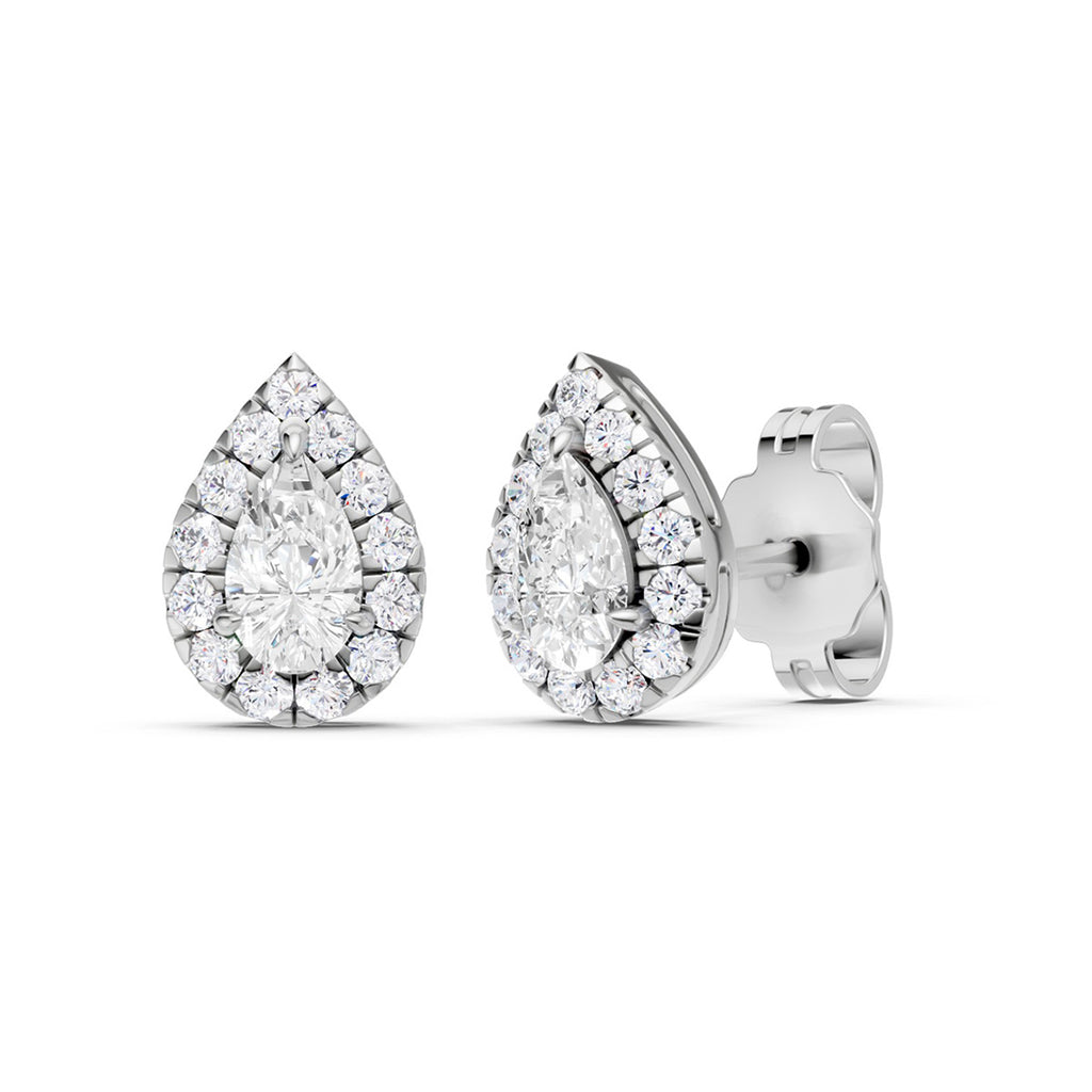 Midem Amsterdam timanttikorvakorut 0,50ct valkokulta