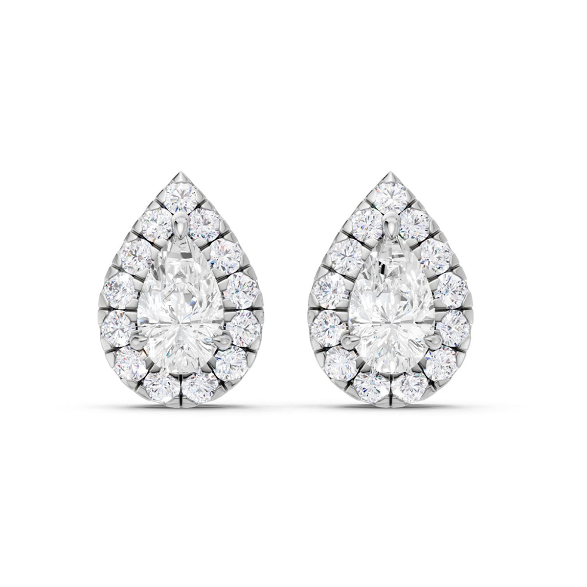 Midem Amsterdam timanttikorvakorut 0,50ct valkokulta