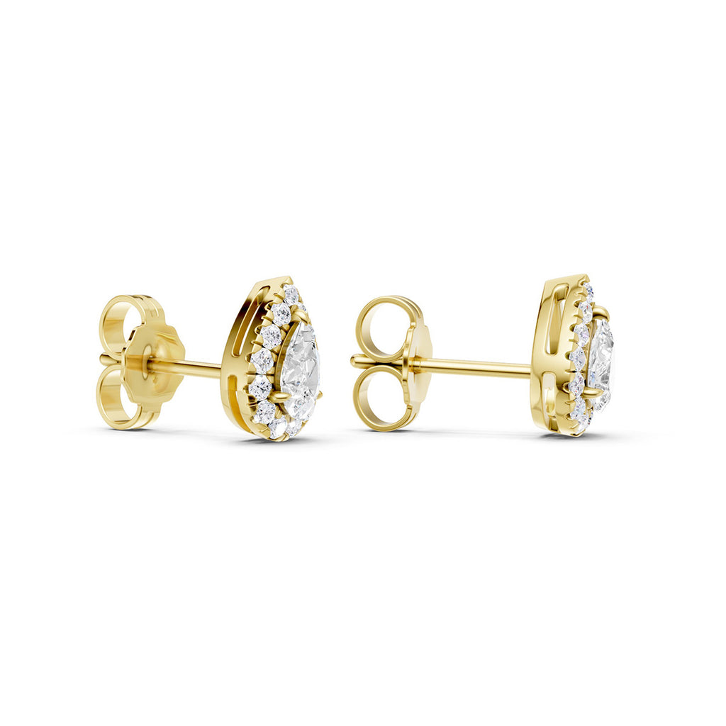 Midem Amsterdam timanttikorvakorut 0,50ct keltakulta