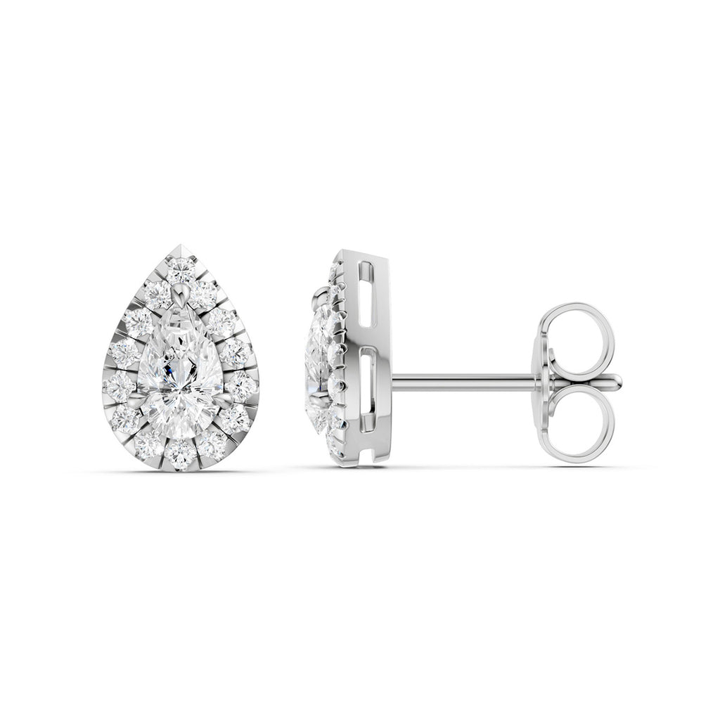 Midem Amsterdam timanttikorvakorut 0,75ct valkokulta