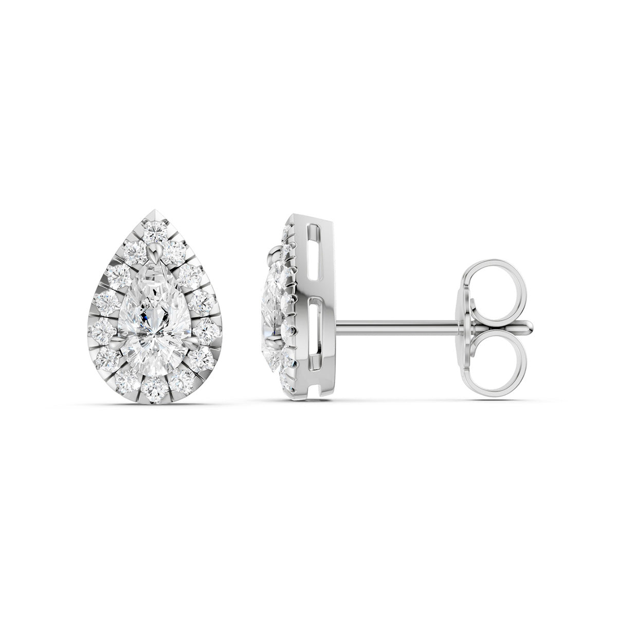 Midem Amsterdam timanttikorvakorut 0,75ct valkokulta