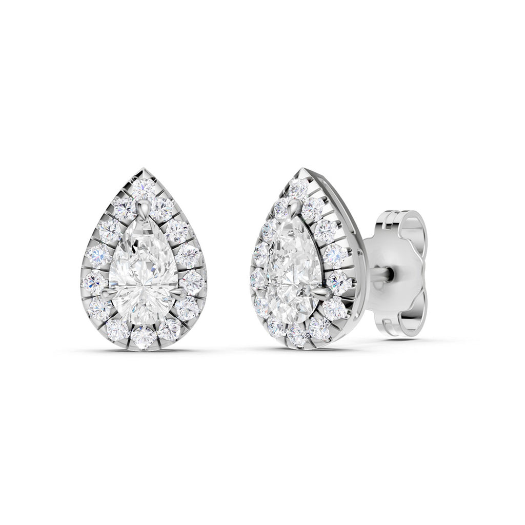 Midem Amsterdam timanttikorvakorut 0,75ct valkokulta