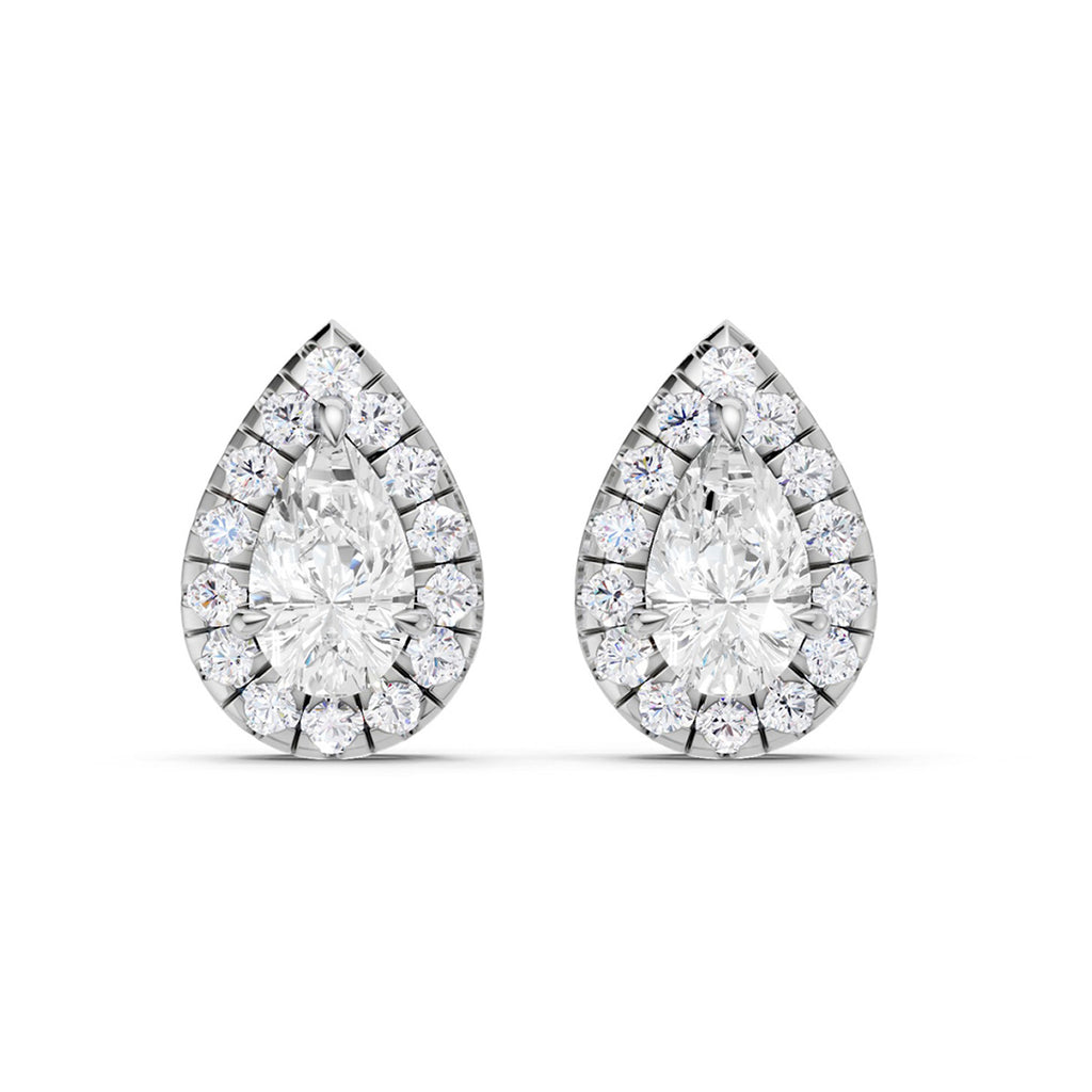 Midem Amsterdam timanttikorvakorut 0,75ct valkokulta