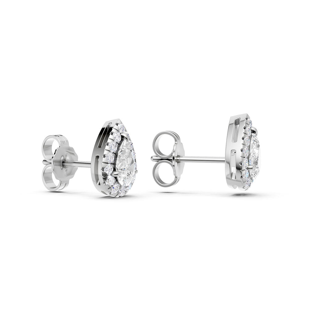 Midem Amsterdam timanttikorvakorut 0,75ct valkokulta