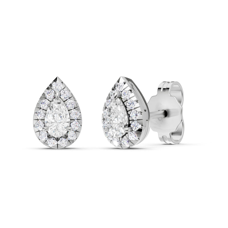 Midem Amsterdam timanttikorvakorut 0,33ct valkokulta