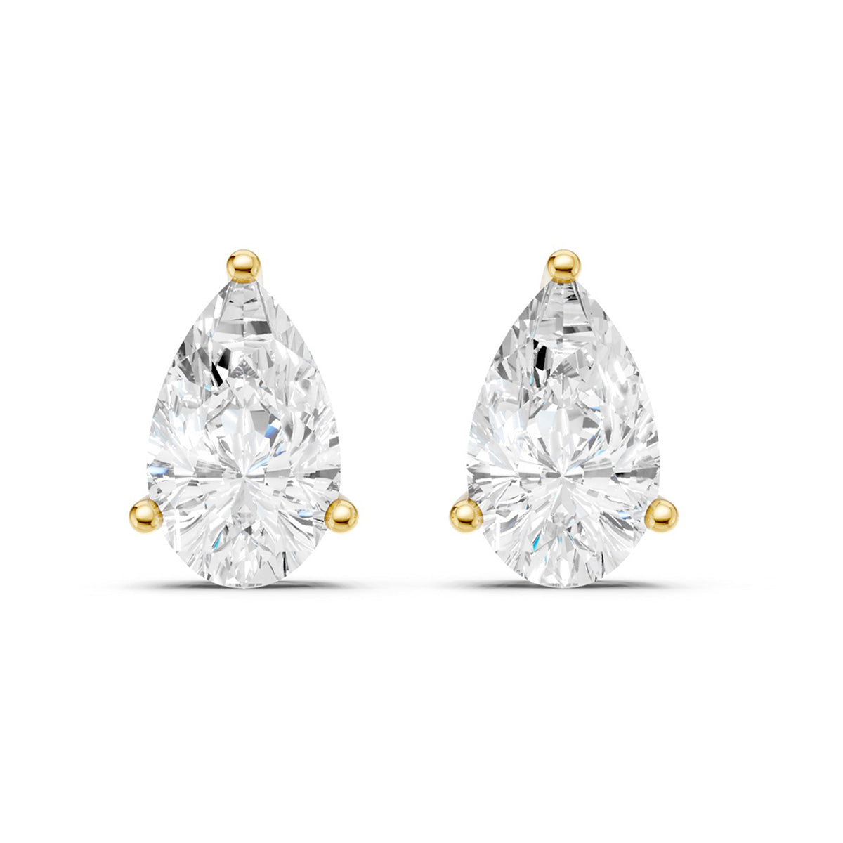 Midem Oslo timanttikorvakorut 0,80ct keltakulta