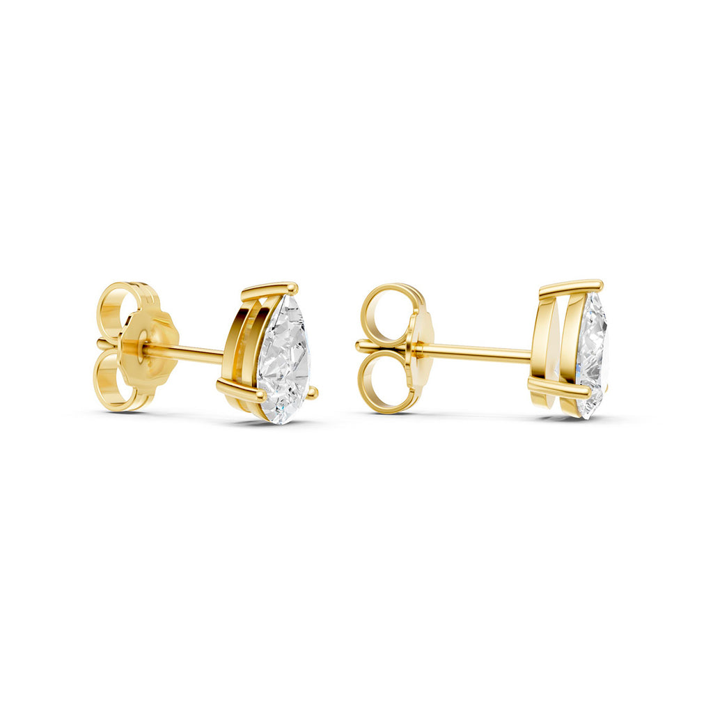 Midem Oslo timanttikorvakorut 0,80ct keltakulta