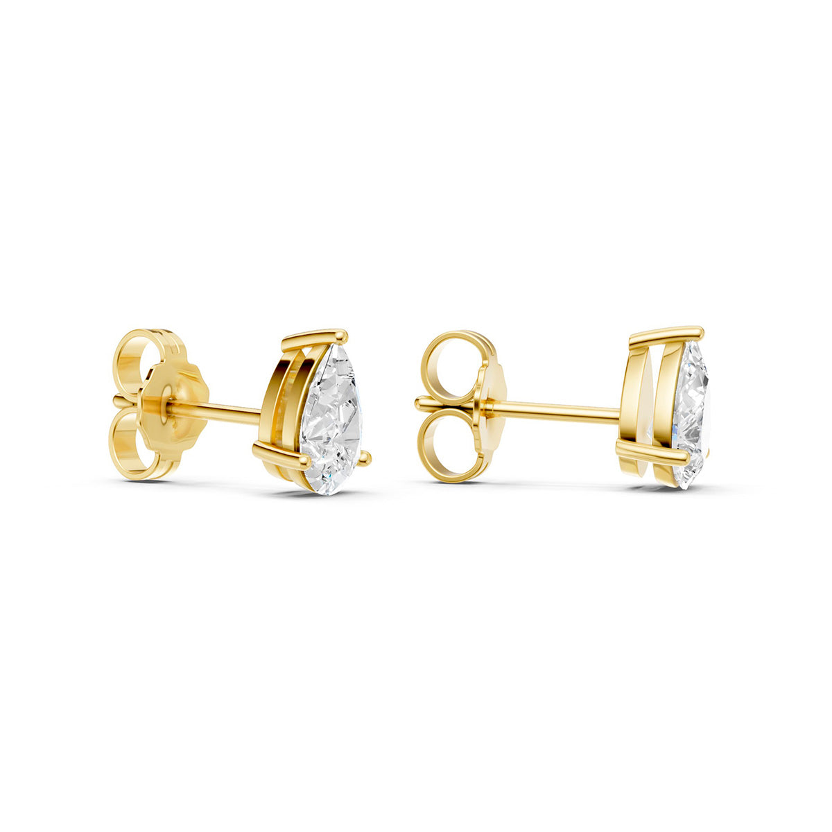 Midem Oslo timanttikorvakorut 0,80ct keltakulta
