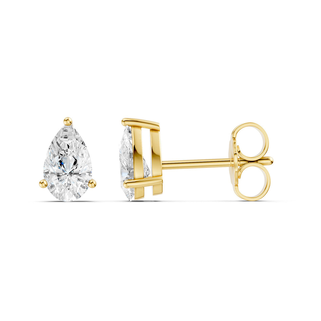 Midem Oslo timanttikorvakorut 0,80ct keltakulta