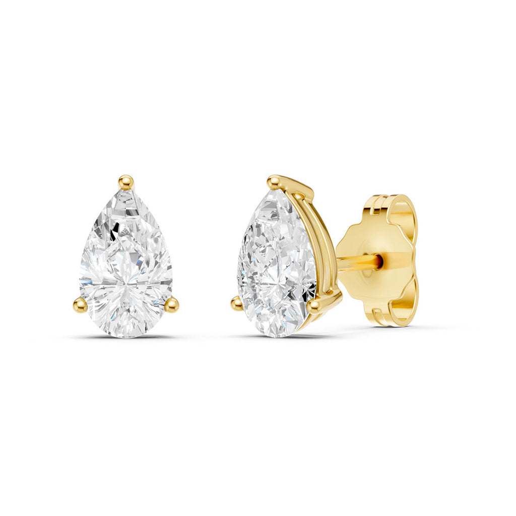 Midem Oslo timanttikorvakorut 1,00ct keltakulta