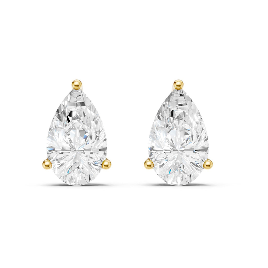 Midem Oslo timanttikorvakorut 1,00ct keltakulta