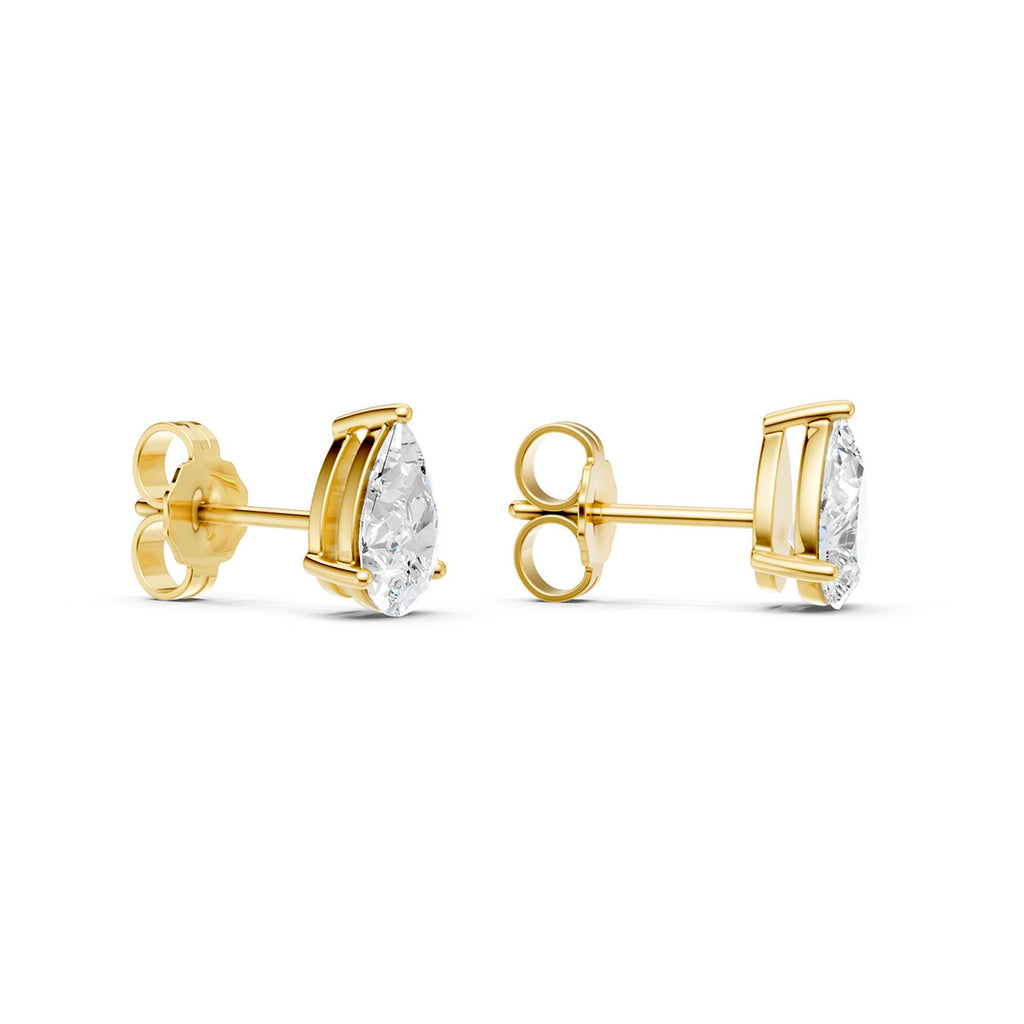 Midem Oslo timanttikorvakorut 1,00ct keltakulta
