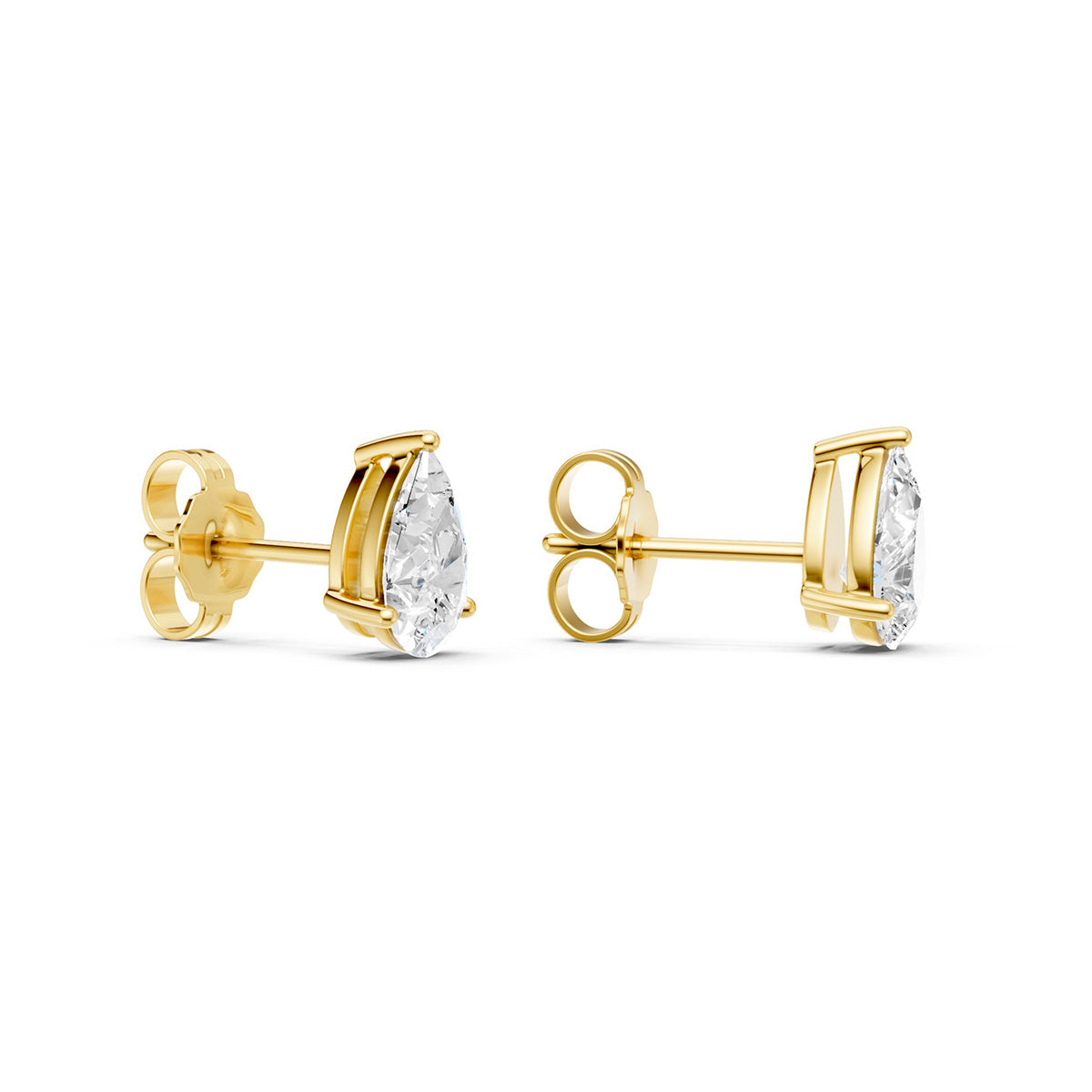 Midem Oslo timanttikorvakorut 1,00ct keltakulta