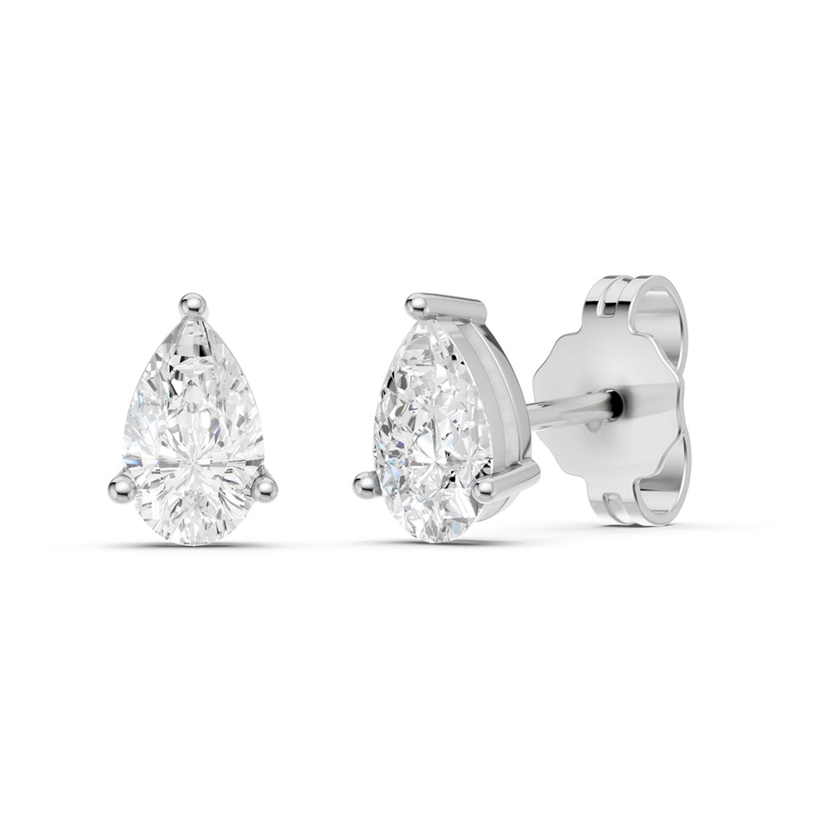 Midem Oslo timanttikorvakorut 0,50ct valkokulta