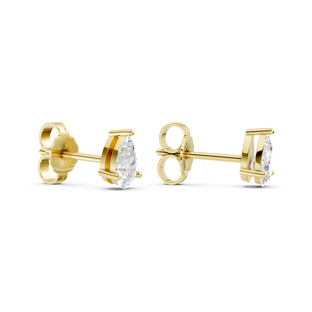 Midem Oslo timanttikorvakorut 0,50ct keltakulta