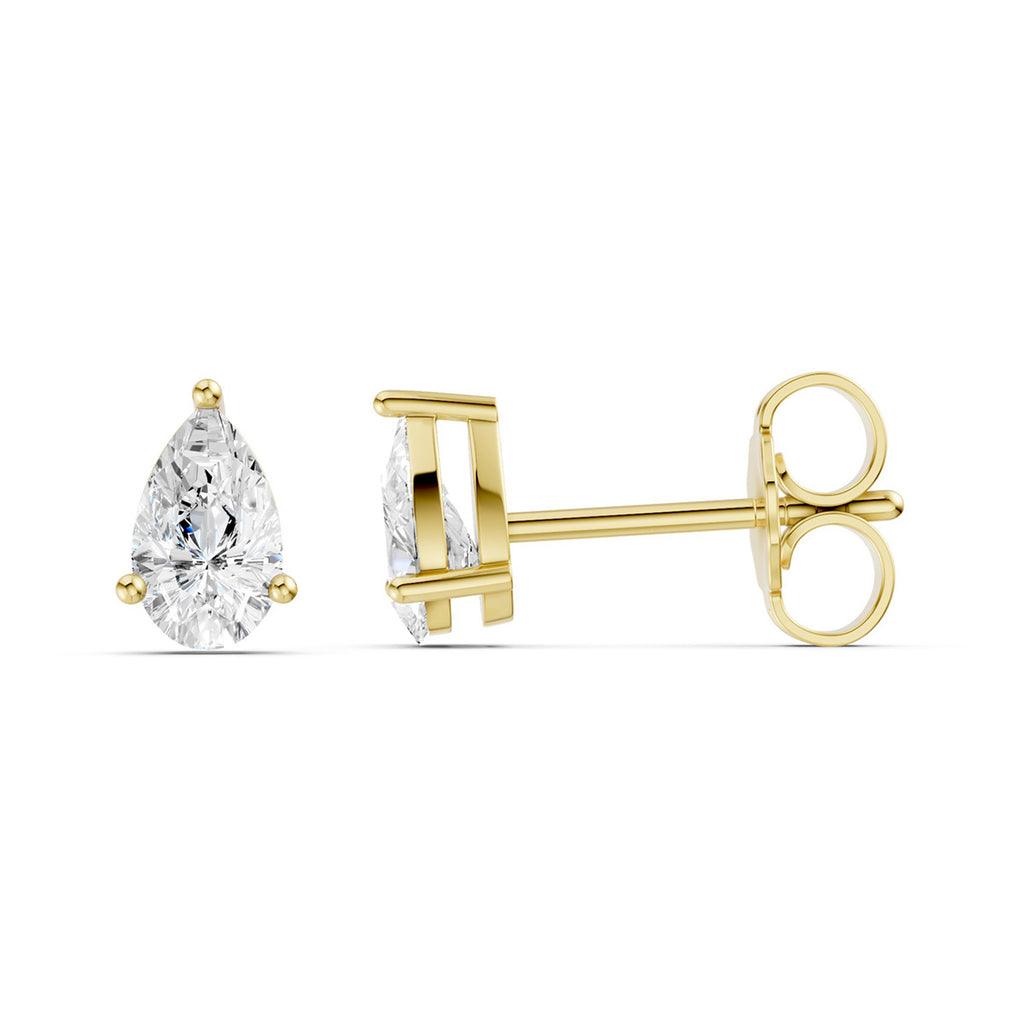 Midem Oslo timanttikorvakorut 0,50ct keltakulta