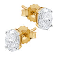 Midem Copenhagen timanttikorvakorut 0,75ct keltakulta
