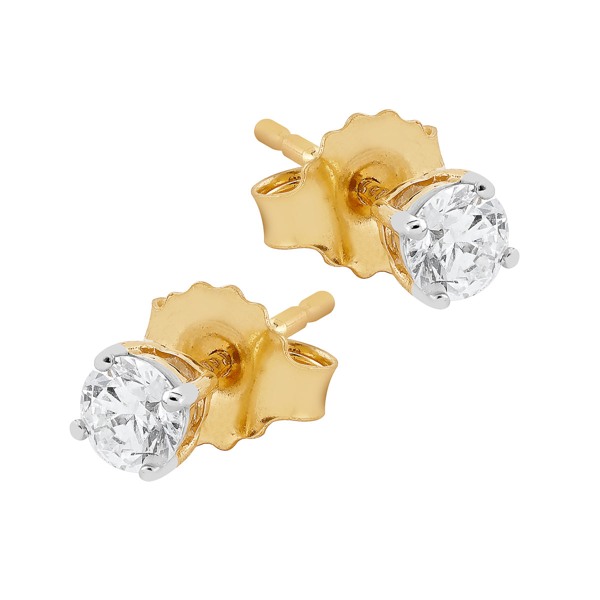 Midem Helsinki timanttikorvakorut 0,25ct keltakulta