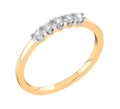 Midem London rivitimanttisormus 0,25ct keltakulta