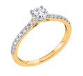 Midem Milan timanttisormus 0,75ct keltakulta
