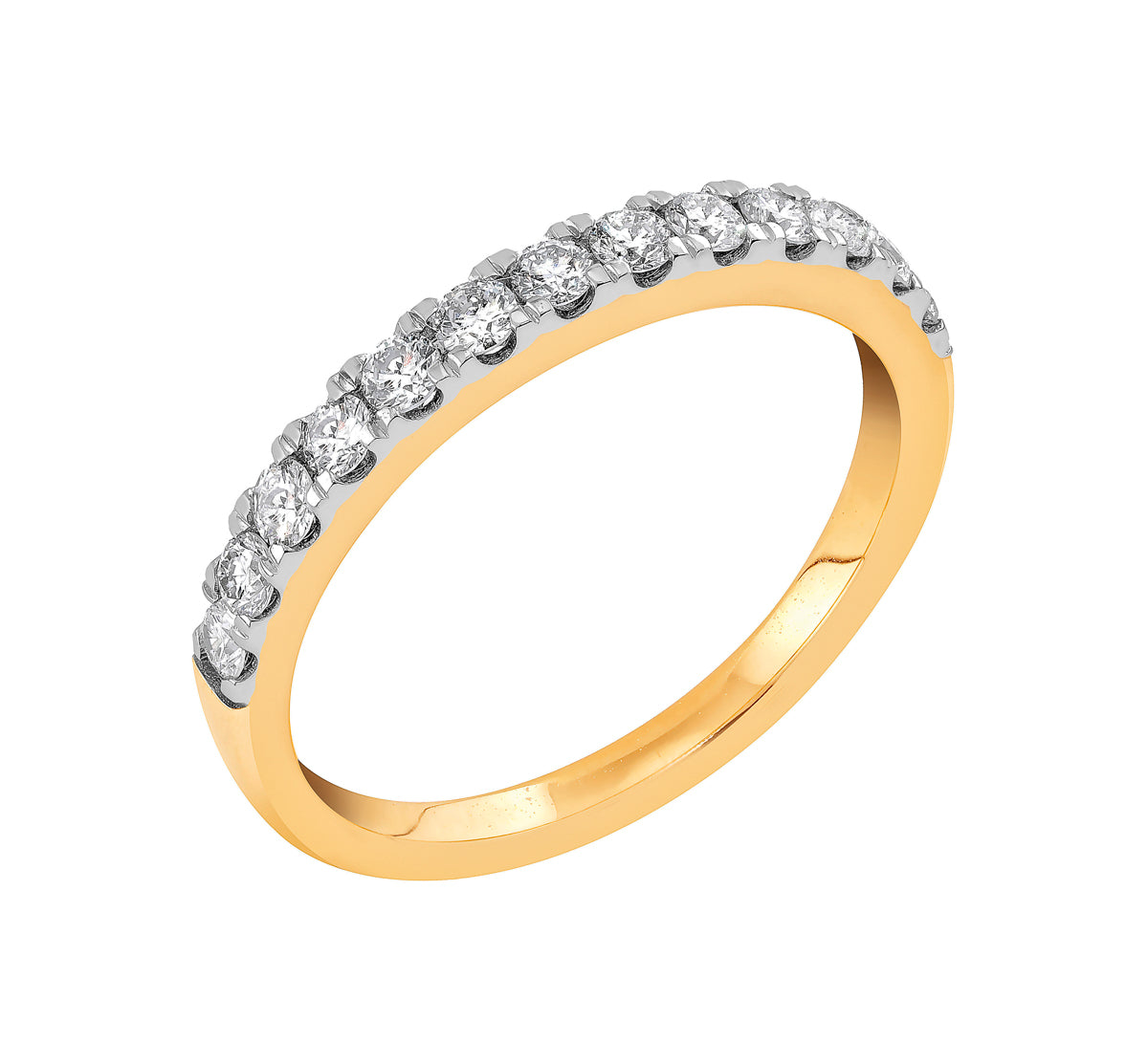 Midem Vienna rivitimanttisormus 0,50ct keltakulta