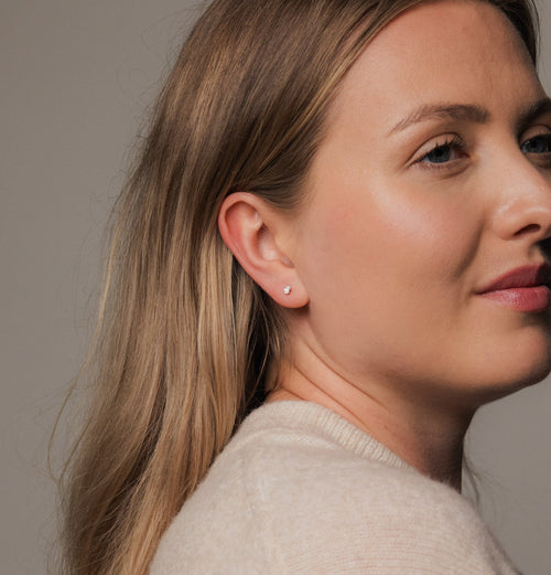 Midem Copenhagen timanttikorvakorut 0,25ct valkokulta