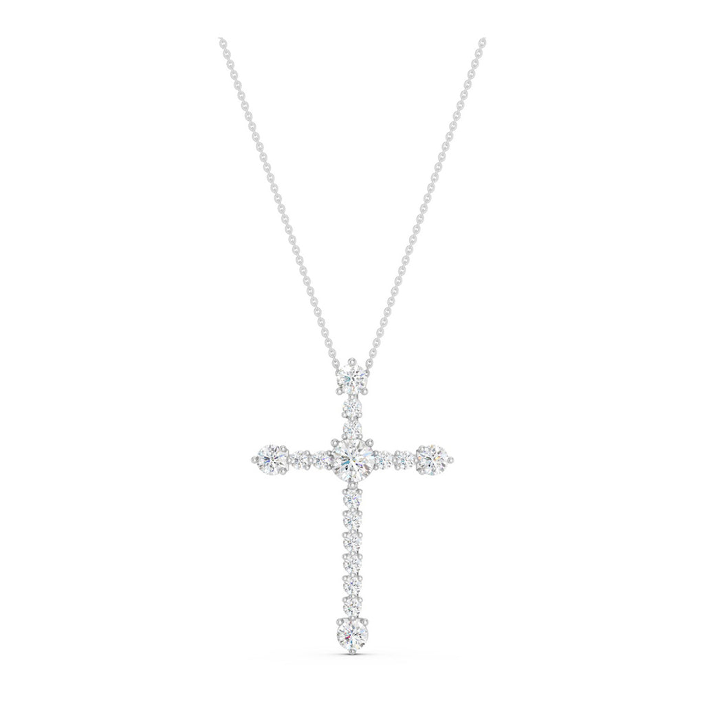 Midem timanttiristi 0,75ct valkokulta