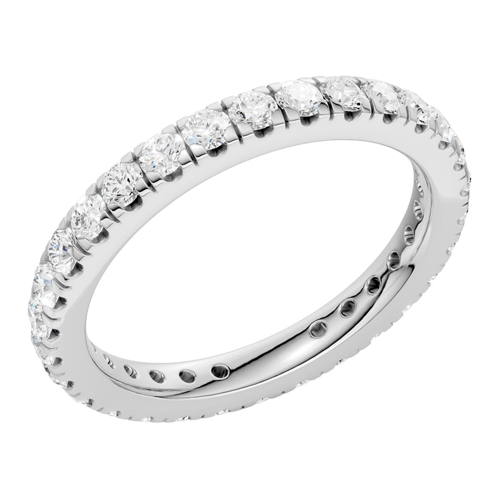 Midem Berlin rivitimanttisormus 0,65ct valkokulta