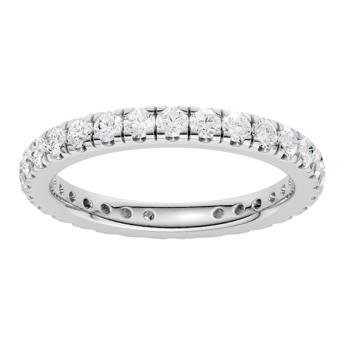 Midem Berlin rivitimanttisormus 0,65ct valkokulta