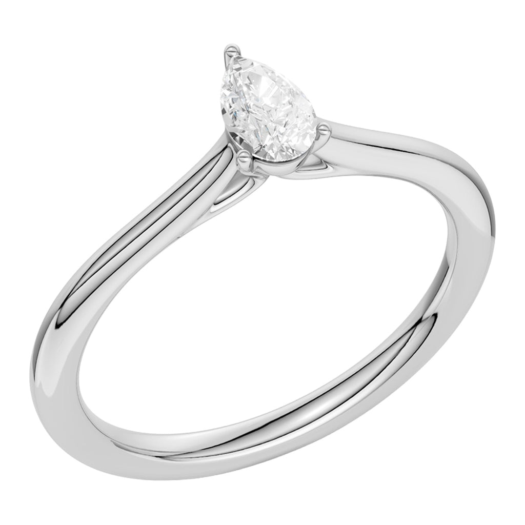 Midem Oslo yksikivinen timanttisormus 0,25ct valkokulta