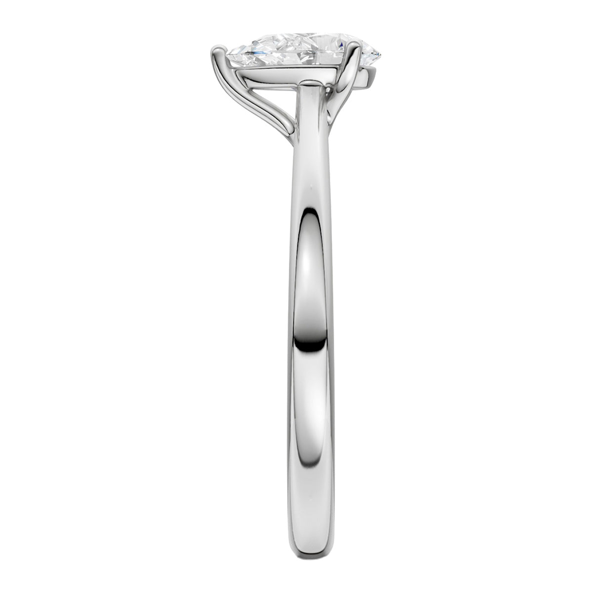 Midem Oslo yksikivinen timanttisormus 0,50ct valkokulta