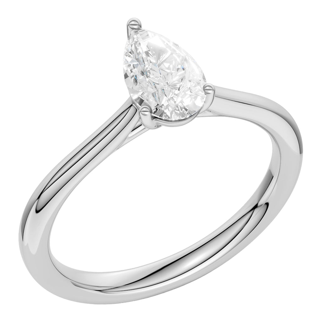 Midem Oslo yksikivinen timanttisormus 0,75ct valkokulta