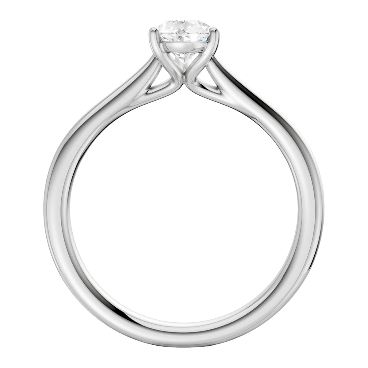Midem Oslo yksikivinen timanttisormus 0,75ct valkokulta