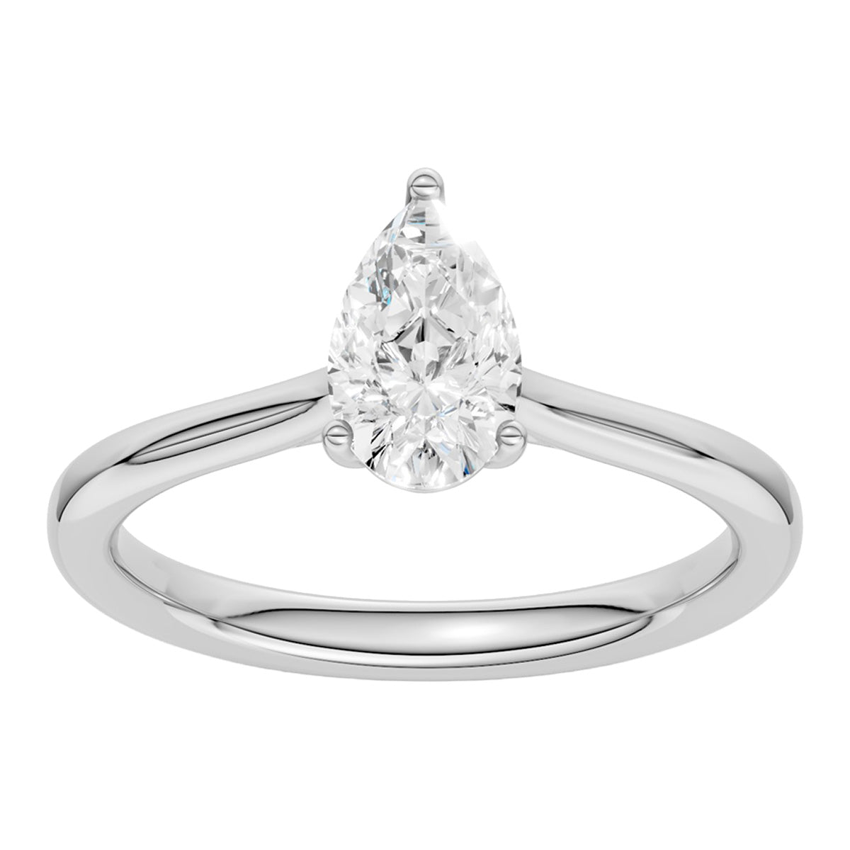 Midem Oslo yksikivinen timanttisormus 0,75ct valkokulta