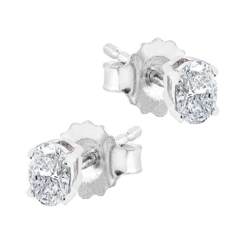 Midem Copenhagen timanttikorvakorut 0,25ct valkokulta
