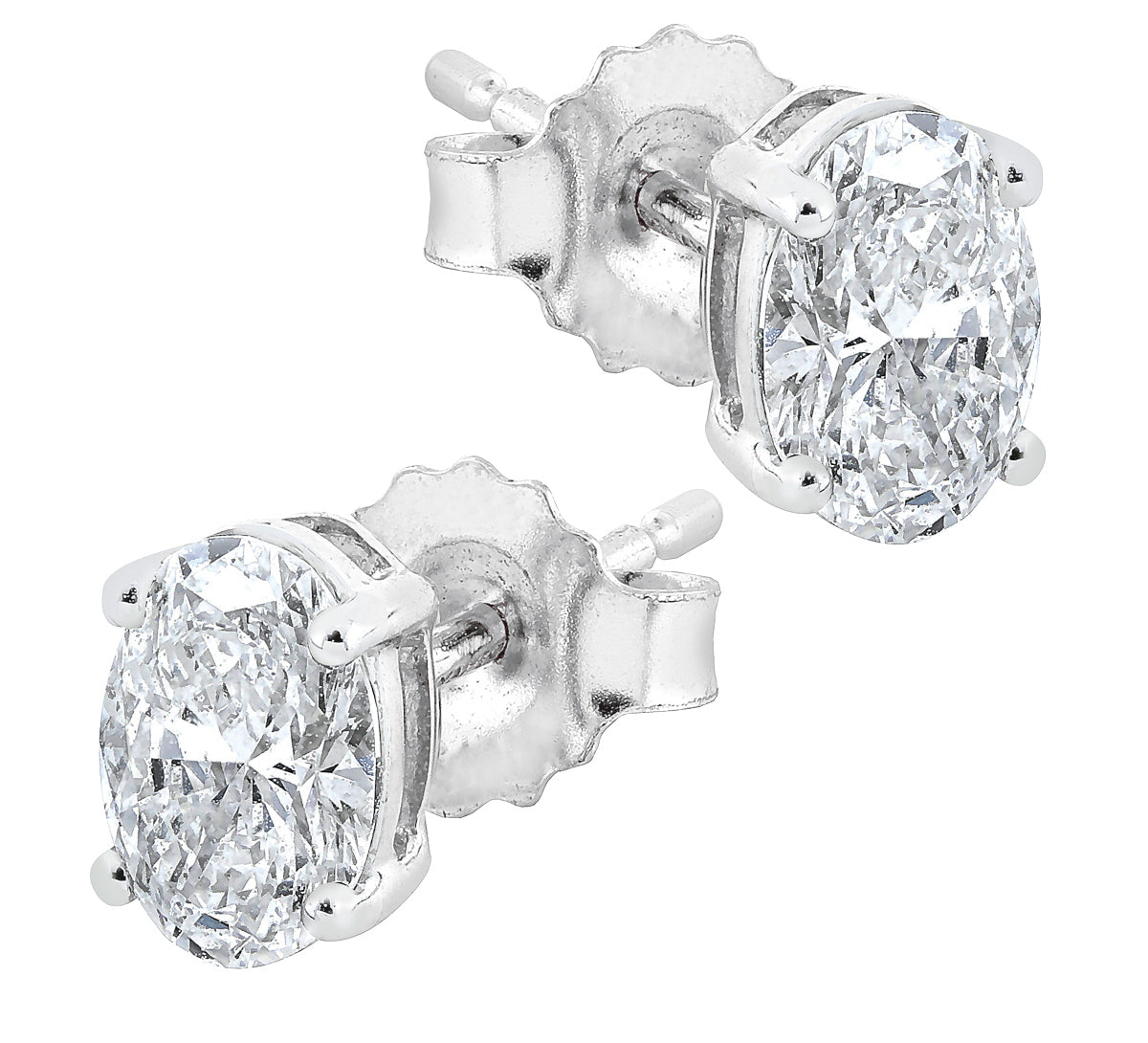 Midem Copenhagen timanttikorvakorut 0,75ct valkokulta