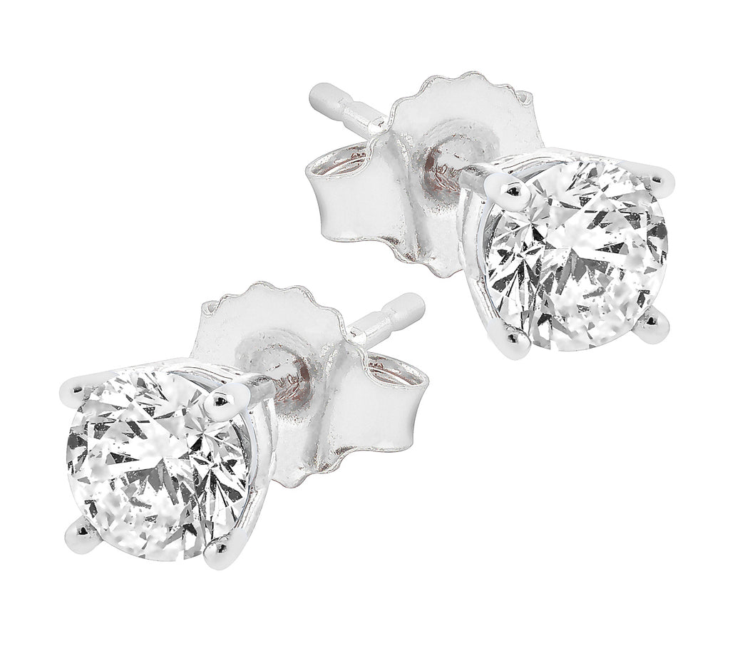 Midem Helsinki timanttikorvakorut 0,75ct valkokulta