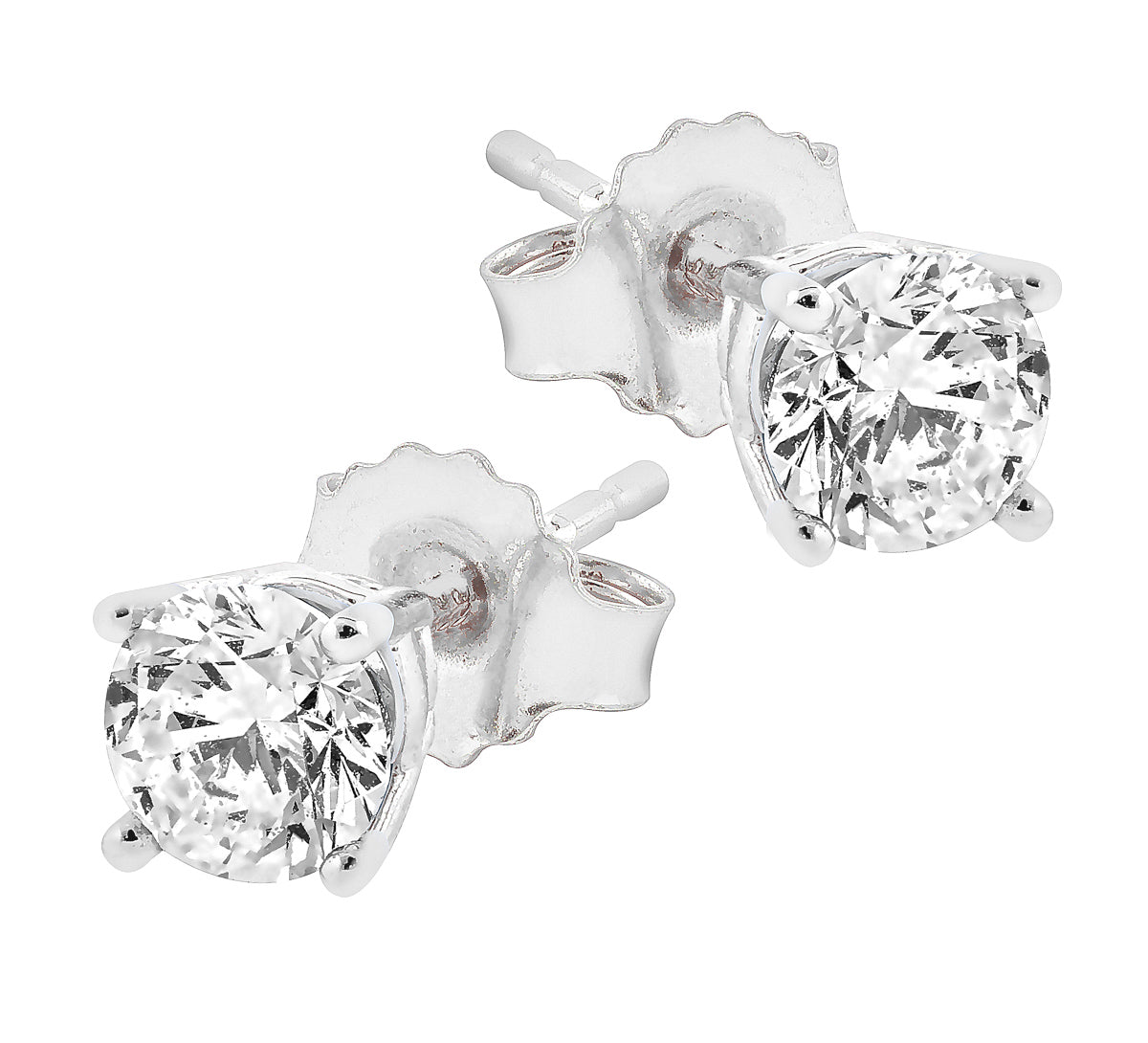Midem Helsinki timanttikorvakorut 0,75ct valkokulta
