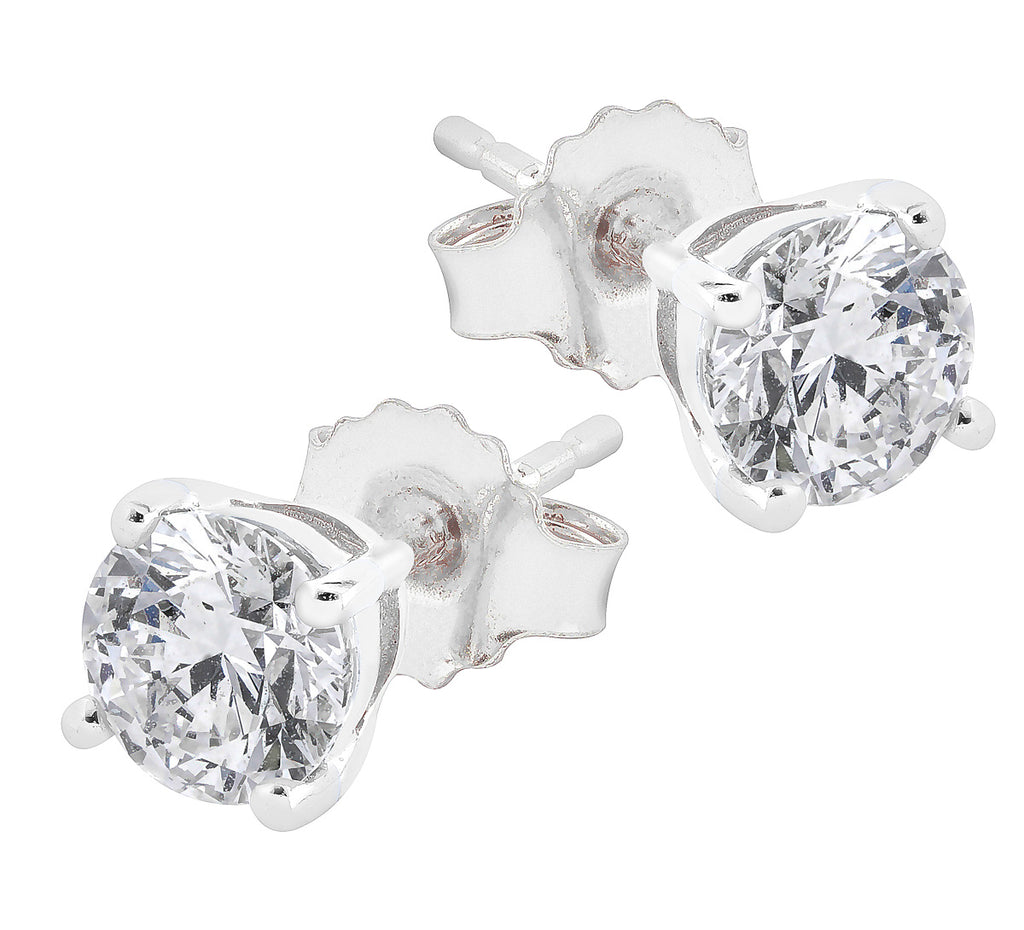 Midem Helsinki timanttikorvakorut 1,00ct valkokulta