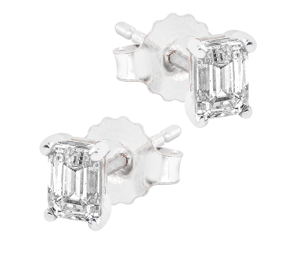 Midem Stockholm timanttikorvakorut 0,50ct valkokulta