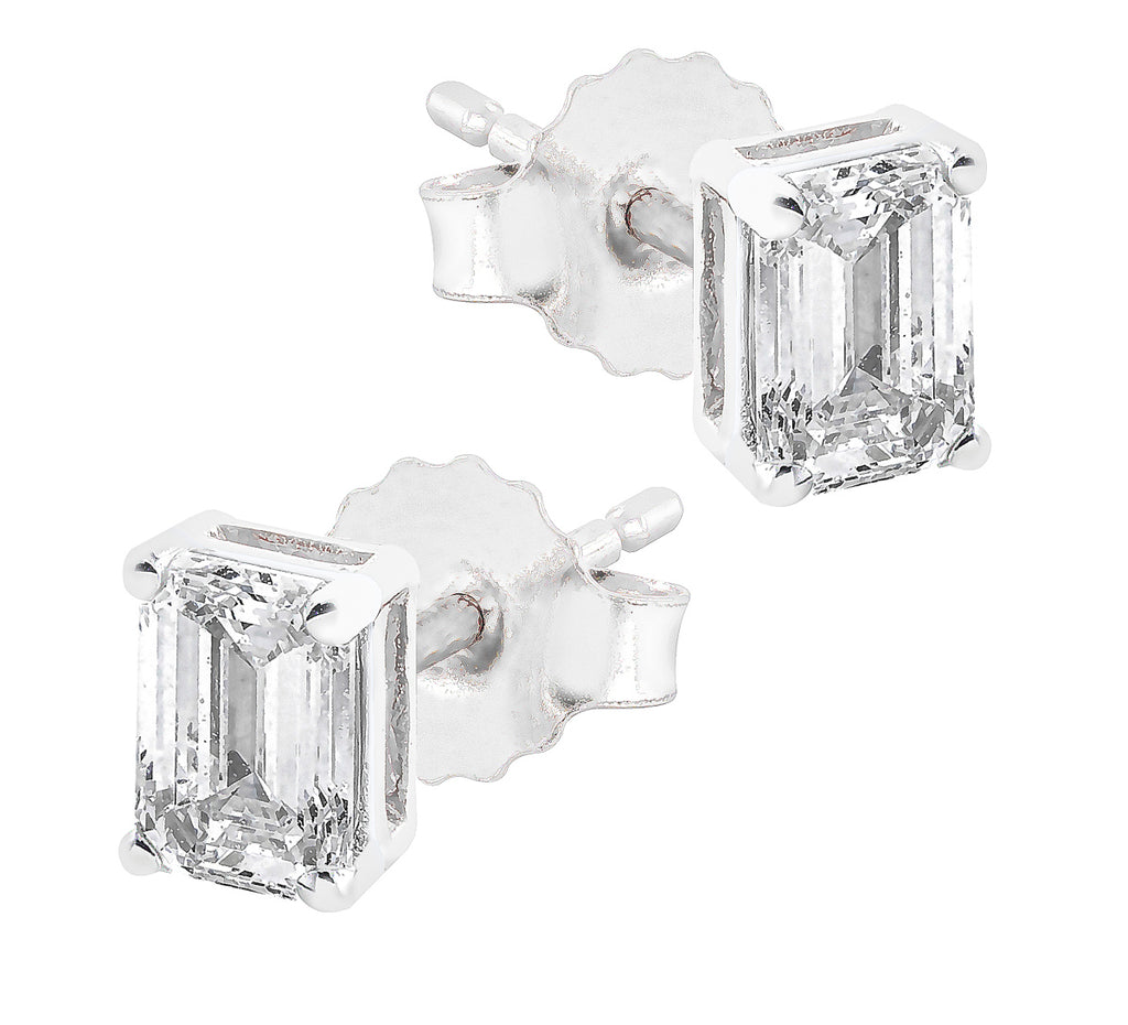 Midem Stockholm timanttikorvakorut 0,75ct valkokulta