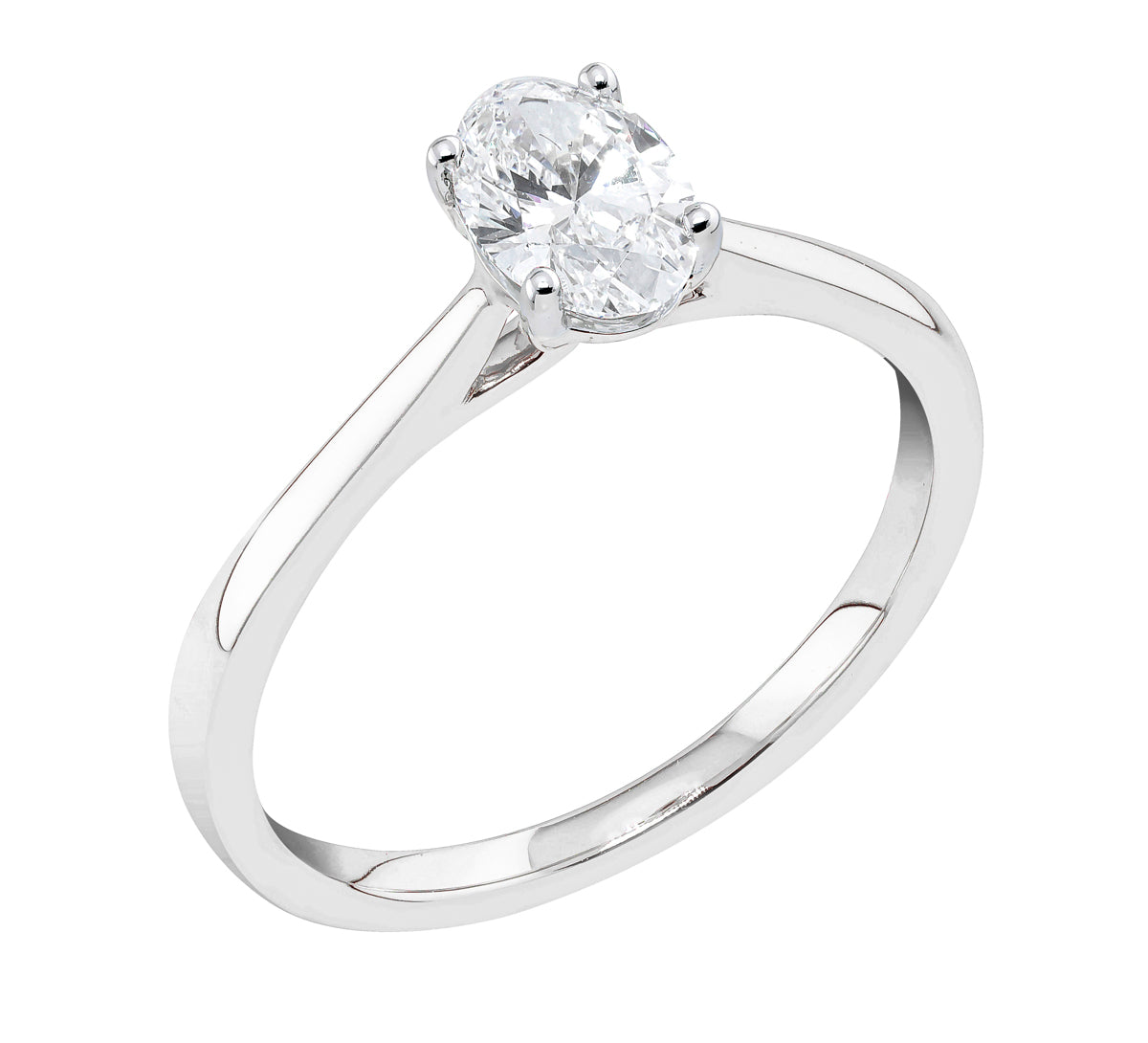 Midem Copenhagen yksikivinen timanttisormus 0,75ct valkokulta