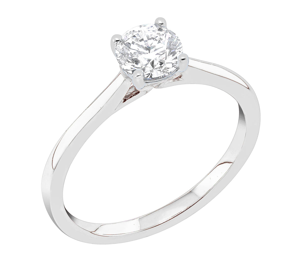 Midem Helsinki yksikivinen timanttisormus 0,75ct valkokulta